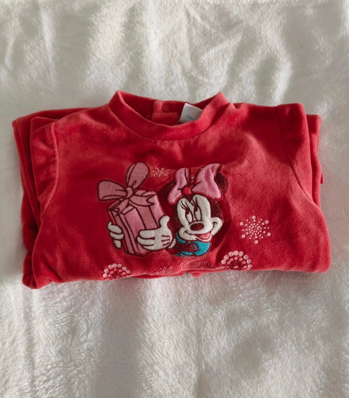 Pyjama dors-bien en velours Disney Minnie — 18 mois